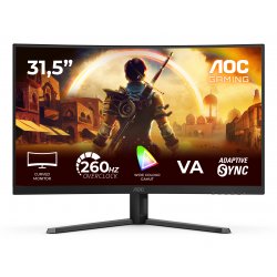 C32G42ZE AOC Gaming C32G42ZE - G4 Series - monitor LED - gaming - curvo - 32" (31.5" visível) - 1920 x 1080 Full HD @ 240 Hz - 