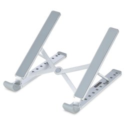 LAPTOP-RISER-BAR Startech Foldable Laptop Riser Stand, Portable Height Adjustable Ergonomic Laptop Stand, Ventilated Aluminum F