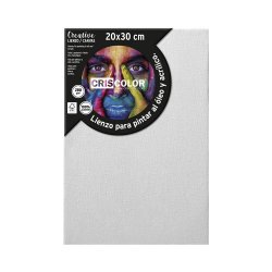 Tela 20x30cm Moldura Madeira 100% Algodão 1un 1600461