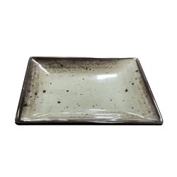 Prato 30.4x21.6x3.5cm Melamina Quadrado TERRACOTA Cinzento PERPMEL000265