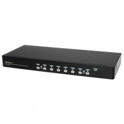 SV831DUSBUK Startech 8 Port 1U Rackmount USB KVM Switch Kit with OSD and Cables - Rack mount KVM - VGA KVM Switch - 8 Port KVM 