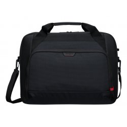 CN418GL Targus Classic+ Clamshell - Estojo para notebook - 17" - 18" - preto, vermelho