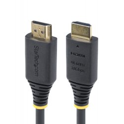 HDMI2-CABLE-4K60-8F Startech - Alta Velocidade - cabo HDMI com Ethernet - HDMI macho para HDMI macho - blindado - preto - passi