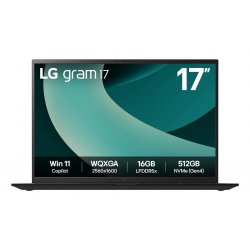 17Z90T-G.AD8BB Gram, 17", Ultra7, 32GB RAM, 2TB SSD, WinHome, Negro