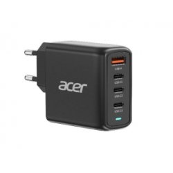 ZL.ADTCC.00L Acer - Carregador de bateria - GaN - AC 100/240 V - 100 Watt - conectores de saída: 4 - preto