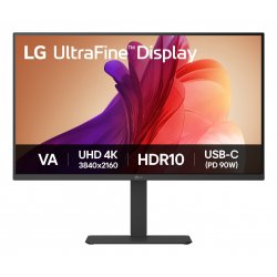 32U720A-B LG UltraFine Display 32U720A-B - Panel VA - 60 Hz - Resolución UHD (3840 x 2160) - DCI-P3 90% (CIE1976) - HDMI (x2 / 