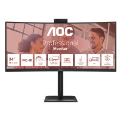 CU34E4CW CU34E4CW ,34' 21:9 VA 120Hz 3440x1440 HAS 180mm&nbsp;&nbsp; HDMI x 2x 2.1 TMDS DP x 1x 1.4 1 x USB-C1 (DP1.2 Alt Mode, data, USB