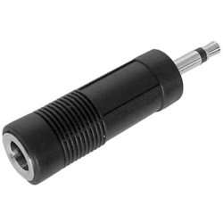 Adaptador Jack 3,5mm Macho Mono / 6,35mm Fêmea VELCAA14