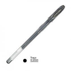 Esferográfica Gel Uni Signo UM120 Preto 0,5mm 1un 1171957/UN