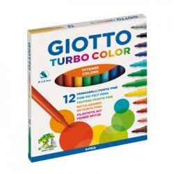 Marcador Feltro 012un Giotto Turbo Color 130416000