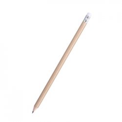 Lápis Grafite Madeira Natural com Borracha Branca 1un 1361014