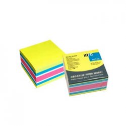 Bloco Notas Aderentes 075x075mm 4 Cores Cubo 450 Folhas 162565451