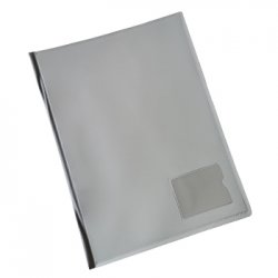 Dossier Plastico A4 c/Mola 134PL Cinza Opaco 170Z19256