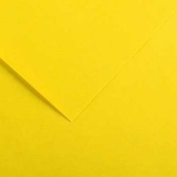 Cartolina 50x65cm Amarelo Canário 185g 1 Folha Canson 17240221