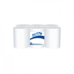 Rolo Toalhas Mão 175mx20cm 33g 2Fls AMOOS Picotado 6un 6531036