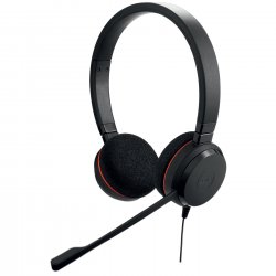 4999-829-269 Jabra Evolve 20 UC stereo - Auscultadores - no ouvido - com cabo - USB-C, USB-A - isolamento de ruído - Certificaç
