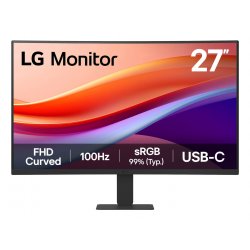 27U421A-B LG 27U421A-B - Monitor LCD - curvo - 27" - 1920 x 1080 Full HD (1080p) @ 100 Hz - VA - 250 cd/m² - 3000:1 - HDR10 - 5