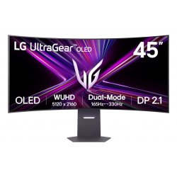 45GX950A-B LG UltraGear 45GX950A-B - Monitor OLED - gaming - curvo - 45" (44.5" visível) - 5120 x 2160 WUHD @ 165 Hz - 1300 cd/