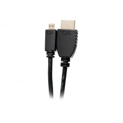 50615 C2G 6ft HDMI to Micro HDMI Cable with Ethernet - High Speed HDMI Cable - Cabo HDMI com Ethernet - 19 pin micro HDMI Type 