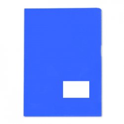 Classificador A4 Bolsa Interior Visor Etiqueta Azul 1101021A