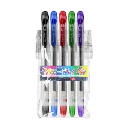 Esferográfica Gel Dong-A My-Gel 5 Cores 0,7mm 5un 1171910