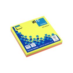 Bloco Notas Aderentes 075x075mm Néon 100 Folhas 162565439-100