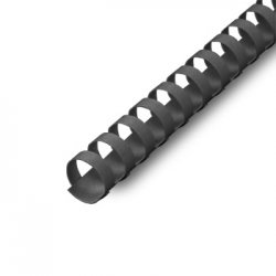 Argolas PVC Encadernar 14mm Preto 110 Folhas 37580 100un 1713007