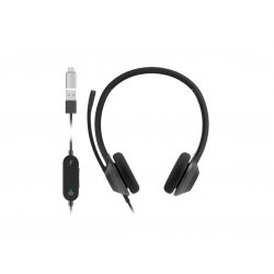 HS-W-322Q-C-USBC Cisco Headset 322 - Auscultadores - no ouvido - com cabo - USB-A - preto carvão