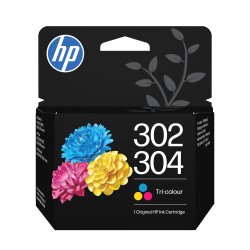 B7RT6AELS1 HP 302/304 Tri-color Original Ink Crtg