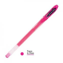 Esferográfica Gel Uni Signo UM120 Rosa 0,7mm 1un 1171935/UN