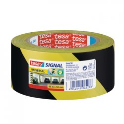 Fita Adesiva PP Sinalização Amarelo/ Preto 50mmx66m 1un 15658133
