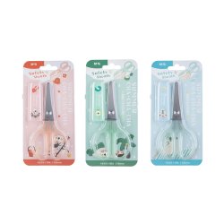 Tesoura 12cm Summer c/ Proteção Cores Sortidas 1un 5180905