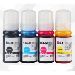 Black Dye 70ML Epson EcoTank IET101,102,103, 104, 106 IET104BK