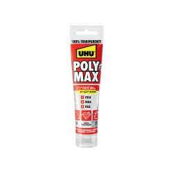 Cola e Veda Poly Max Cristal Express Tubo UHU 115g 10737020