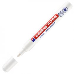 Marcador Giz Edding 4095 2-3mm Branco 1un 1301257