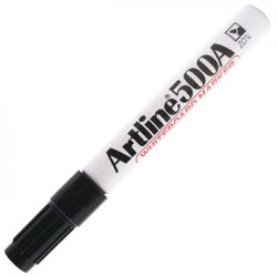 Marcador Quadros Brancos Artline 500A 2mm Preto 12un 1321001