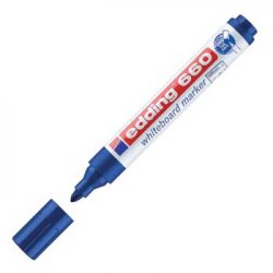 Marcador Quadros Brancos Recarregável Edding 660 Azul 1un 1321057