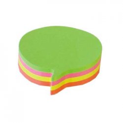 Bloco Notas Aderentes 070x070mm Balão Texto 200 Folhas 162583639