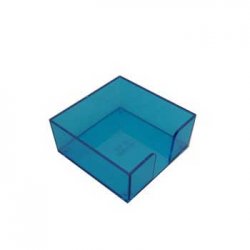 Base Porta Blocos Notas 110x110x45mm Transparente 162Z90001