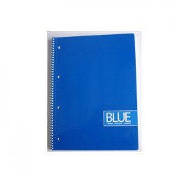 Caderno Espiral A4 Quadriculado 70g Azul 80Fls 170Z15367