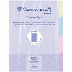 Separadores Caderno EcoSmart Ambar A4 4un 173400060021