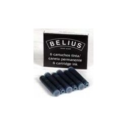 Tinta Canetas 6 Cartuxos Azul 1941035
