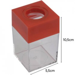 Porta Clips Magnético Quadrado Vermelho 577Z28158