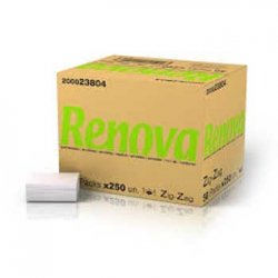 Guardanapos Bar 14x15 1Fl Renova Zig-Zag 50x25012500un 6511051