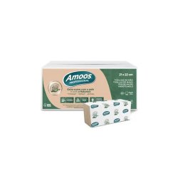 Toalhas Mão ZigZag 21x22 2Fls Amoos Naturally Soft 4000un 652662242
