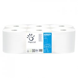 Rolo Espiral 125mx17,9cm 35g 2Fls PAPERNET Picotado 6un 6531065