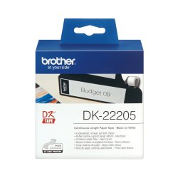 Rolo Papel Térmico Contínuo Branco 62mmx30,48m BRODK22205
