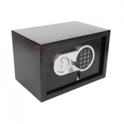 Cofre Eletrónico Perel 200x310x200mm Preto VELBG90017
