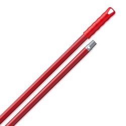 Cabo Esfregona/Vassoura/Mopa Alumínio Vermelho c/Rosca 1.40m 6861255