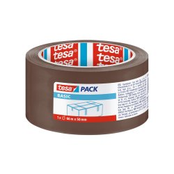 Fita Adesiva 50mmx66m Castanha PP Tesa Basic 1un 15658571